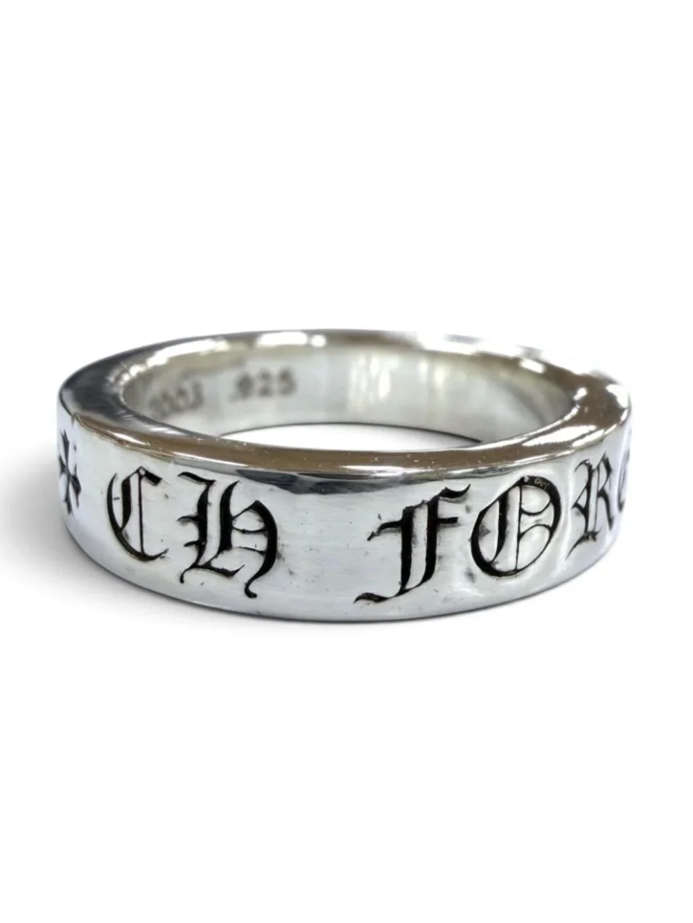 Chrome Hearts Spacer Forever 925 Ring Silver